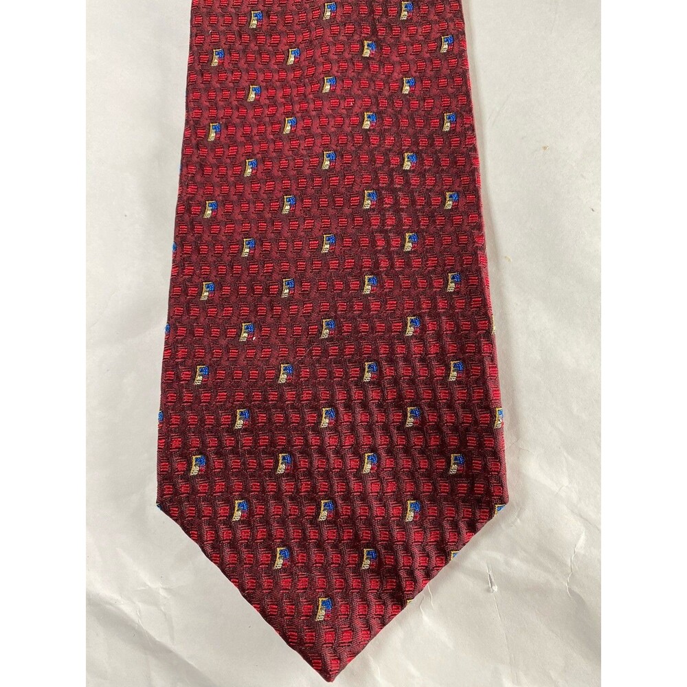 Robert Talbott Best of Class 100% Silk Mens Tie Necktie  Woven Textured USA Made